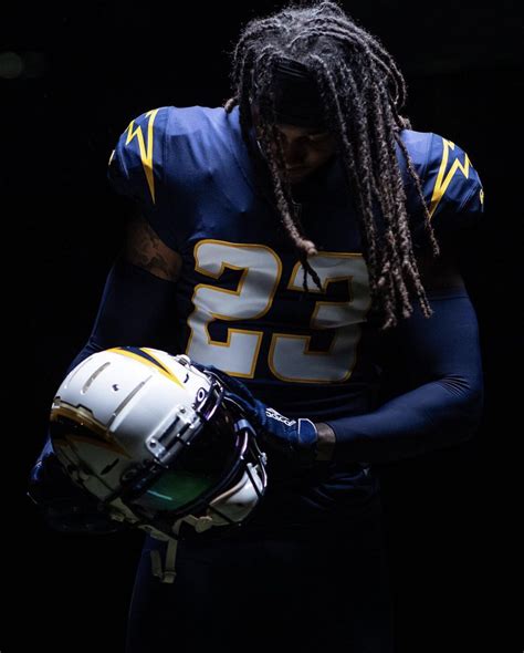 Los Angeles Chargers Navy Color Rush Uniform — UNISWAG