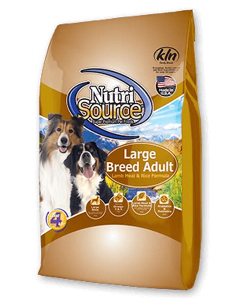 Nutrisource Dog Food Large Breed Adult - Pawtopia: Your Pet's Nutritionist