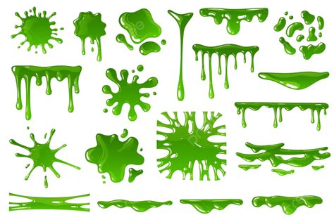 Slime Goo Vector PNG Images, Green Cartoon Slime Goo Blob, Slime ...