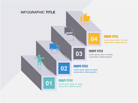 3D Block Stairs PowerPoint Templates - PowerPoint Free