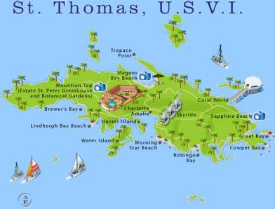 st-thomas-map | Going to... the US Virgin Islands | Pinterest | St thomas