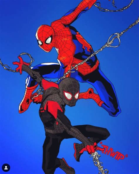 ArtStation - Peter Parker & Miles Morales (2019)