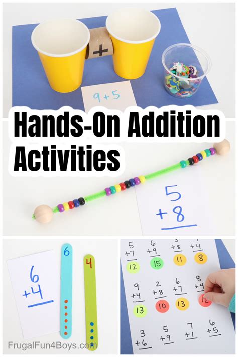 The BEST Addition Activities {Simple Materials} - Frugal Fun For Boys and Girls