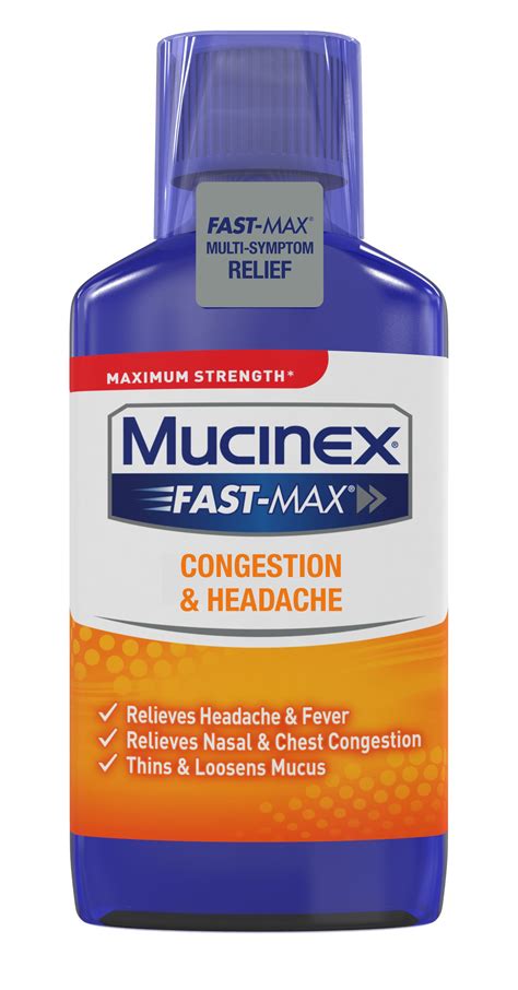 Mucinex Fast Max Severe Cold Dosage Chart - Best Picture Of Chart Anyimage.Org