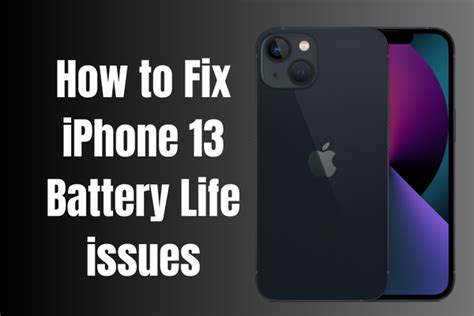 iPhone 13 Battery Life issues: Top 8 Fixes - Nextgenphone