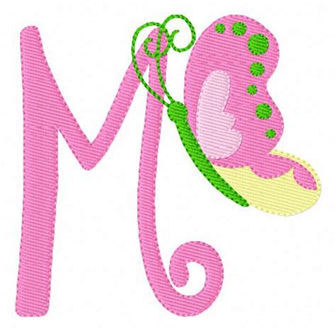 Butterfly Spring Machine Embroidery Monogram Font Design Set - Joyful Stitches