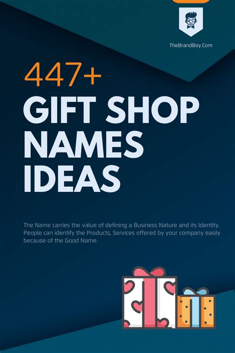 1090+ Gift Shop Name Ideas, Suggestions & Domain Names! (Video+Infographic)