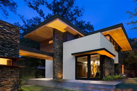 Modern Home Exterior with Midcentury Flair