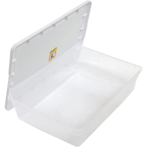 Bins, Totes & Containers | Containers-Nest & Stack | Sterilite 16558010 Clear Storage Tote With ...