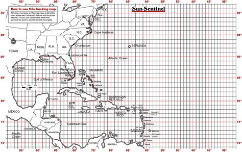 Hurricane Tracking Maps Printable