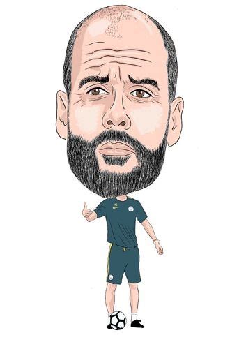 Pep Guardiola Man City | Cartoon, Pep guardiola, Caricature