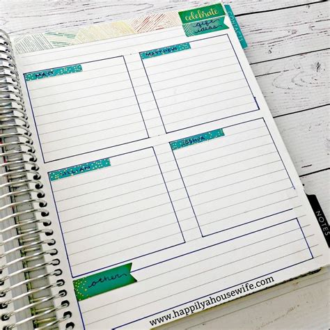 Erin Condren Planner Notes Pages | Erin condren life planner, Condren ...