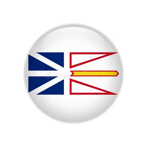 Newfoundland And Labrador Flag Stock Illustration - Illustration of standard, america: 6243722