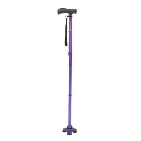 HurryCane Freedom Edition Folding Cane with T-Handle in Purple-HCANE-PR-C2 - The Home Depot