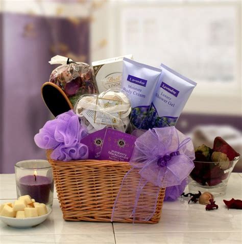 Women's Gift Baskets Spa Gift Basket for Her Lavender | Etsy