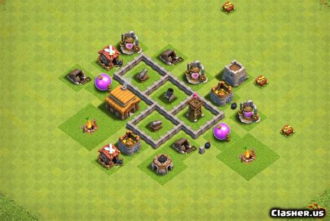 [Town Hall 3] TH3 Successful farming base [With Link] [8-2019] - Farming Base - Clash of Clans ...