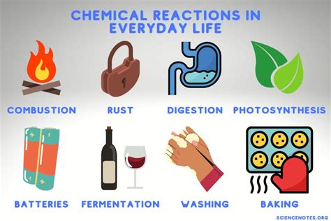 Examples of Chemical Reactions in Everyday Life