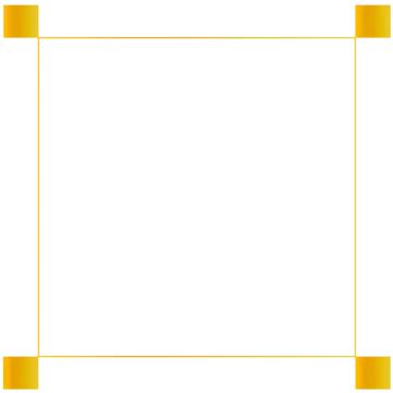 Minimalist Elegant Golden Frame For Event Invitation Background Vector ...