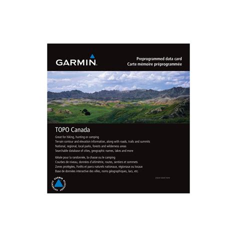 Garmin TOPO Canada on microSD card with full coverage – GPS Central