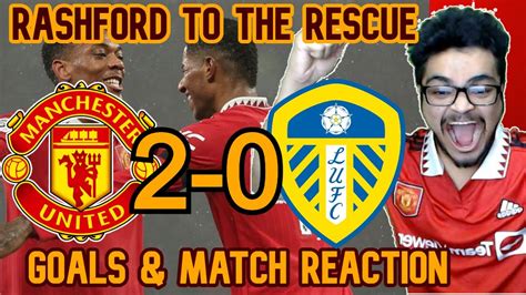 MAN UTD FAN GOES CRAZY LEEDS VS MANCHESTER UNITED REACTION 0-2 Leeds vs ...