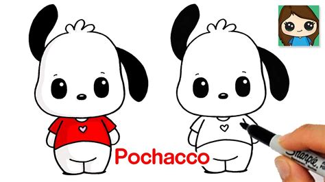 How to Draw Cute Puppy Pochacco | Sanrio - YouTube