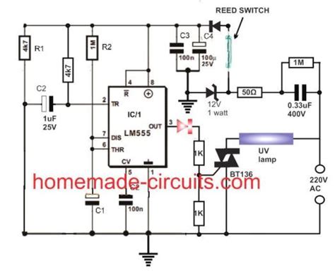 Uv Lamp Circuit Diagram