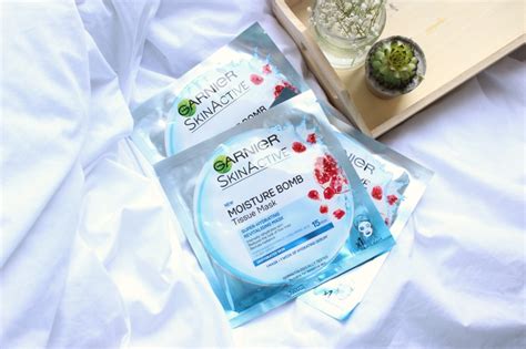 Garnier Moisture Bomb Tissue Mask Review | The Sunday Girl