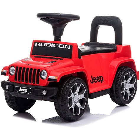 Best Ride On Cars Baby Toddler Red Jeep Rubicon Push Car Riding Toy ...