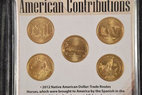 Historic Coin Collection - Celebrating Native American Contributions Nicely Packed US Coins ...