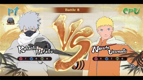 Kakashi (Hokage) vs Naruto (Hokage) - Naruto Storm Connections - YouTube