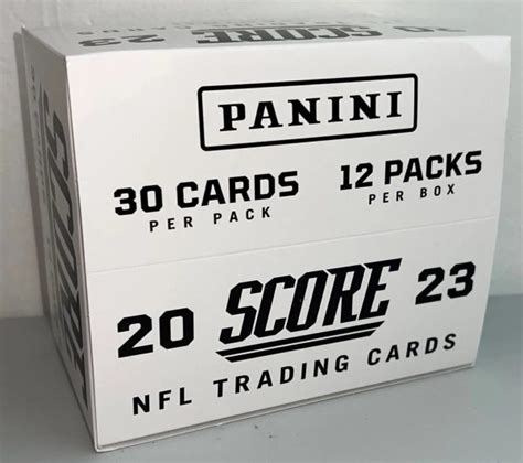 2023 Score Football 12 Fat Pack Box – Bretontops – Trading Card Store