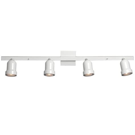 Filament Design Negron 4-Light White Track Lighting with Directional ...