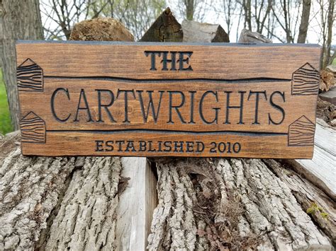 Rustic Custom Wood Signs Barn Wood Style Rustic Personalized | Etsy