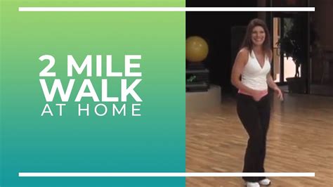 2 Mile Walk | At Home Workouts in 2020 | Walking exercise, At home ...