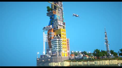 Cyberpunk Skyscraper Minecraft Map