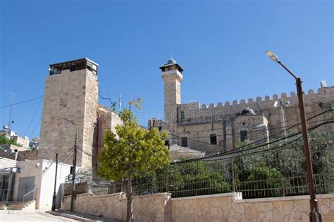 Cave of the Patriarchs in West Bank in Palestine. Hebron Al-Khalil City ...