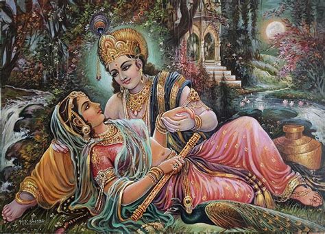 Beautiful Paintings Of Radha Krishna