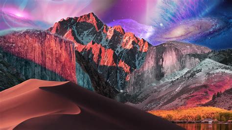 Apple fan creates a mashup of every macOS wallpaper combined