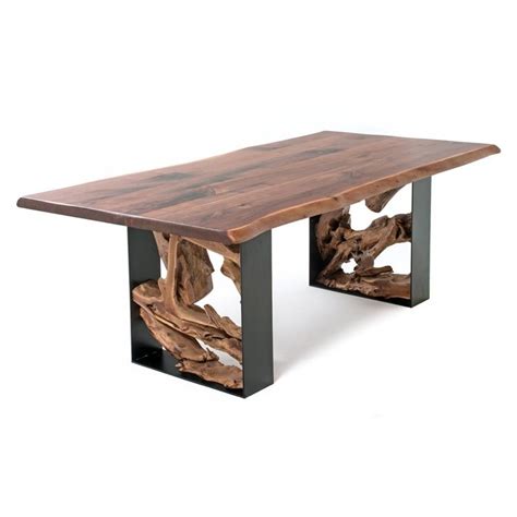 Modern Rustic Live Edge Table Dt01052