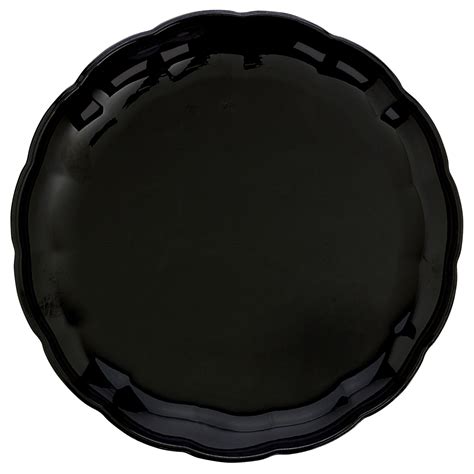 Catering Black Plastic Trays 30cm - 24 PC : Amscan International