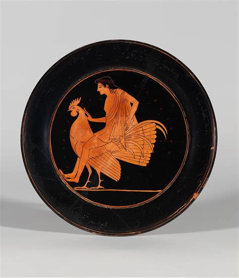 Signed by Epiktetos | Terracotta plate | Greek, Attic | Archaic | The Met