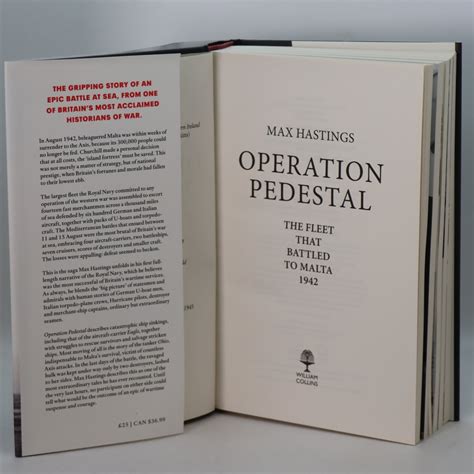 Operation Pedestal. - Frost Books and Artifacts Limited