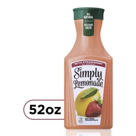 Simply Lemonade® with Strawberry Fruit Juice Drink 52 fl oz, 52 fl oz ...