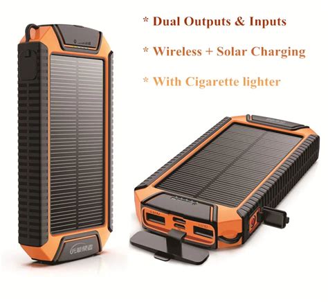 Trending Wireless Solar 50000 Power Bank 30000mah Free Samples - Buy ...