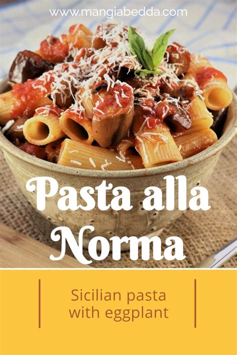 Mangia Bedda - Pasta alla Norma (Eggplant Pasta) | Recipe | Sicilian ...