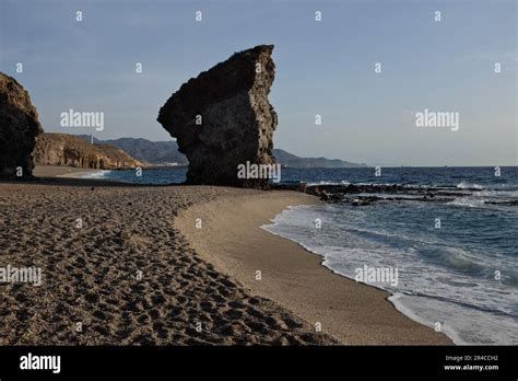 La Playa de los Muertos, at the Cabo de Gata natural park. It is considered one of the most ...