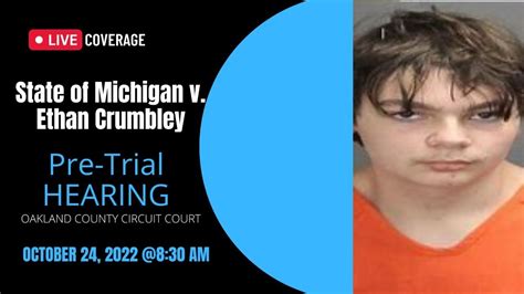 Live Coverage: Ethan Crumbley Pre-Trial Hearing #ethancrumbleyincourt ...