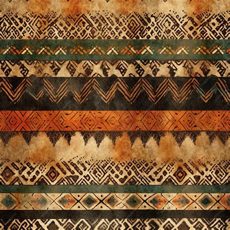 Premium AI Image | African Ethnic pattern