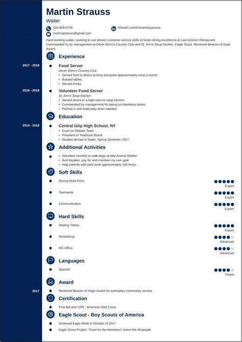 Resume Objective For 17 Year Old - Resume Example Gallery