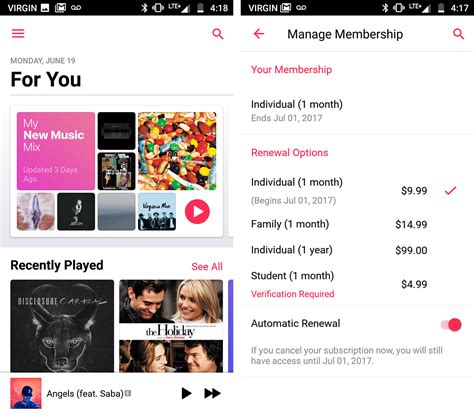 Apple Music $99 annual subscription tier is available in Canada